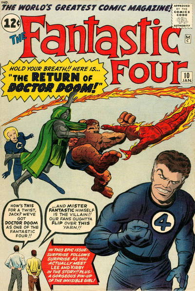 Photo:  Fantastic Four 10, January 1963